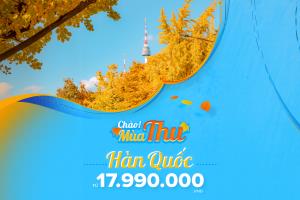 Tour Hàn Quốc - Seoul - Nami - Everland - Mùa Lá Đỏ